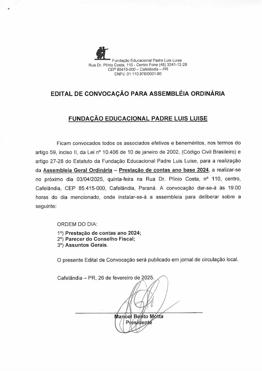 Assembleia de prestacao de contas 2024